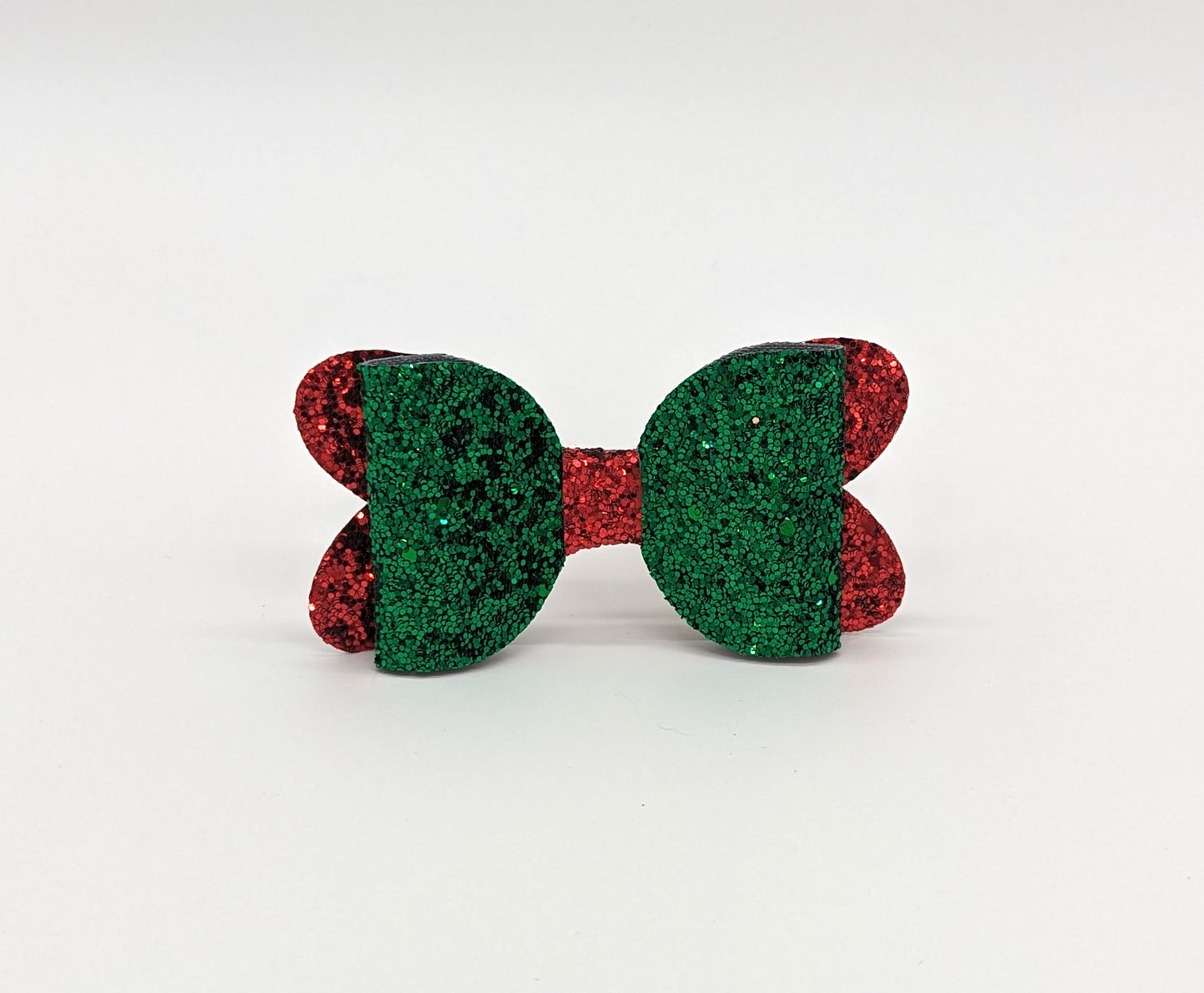 Green Christmas Classic Bow